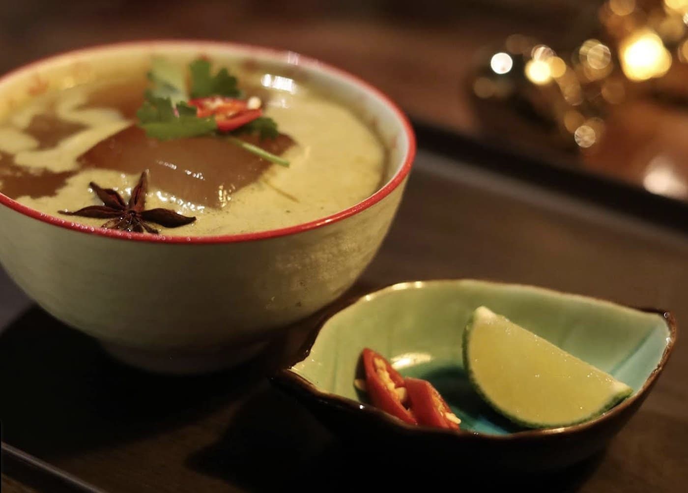 ĐÊM Speakeasy, star anise, coriander, chilli and lime