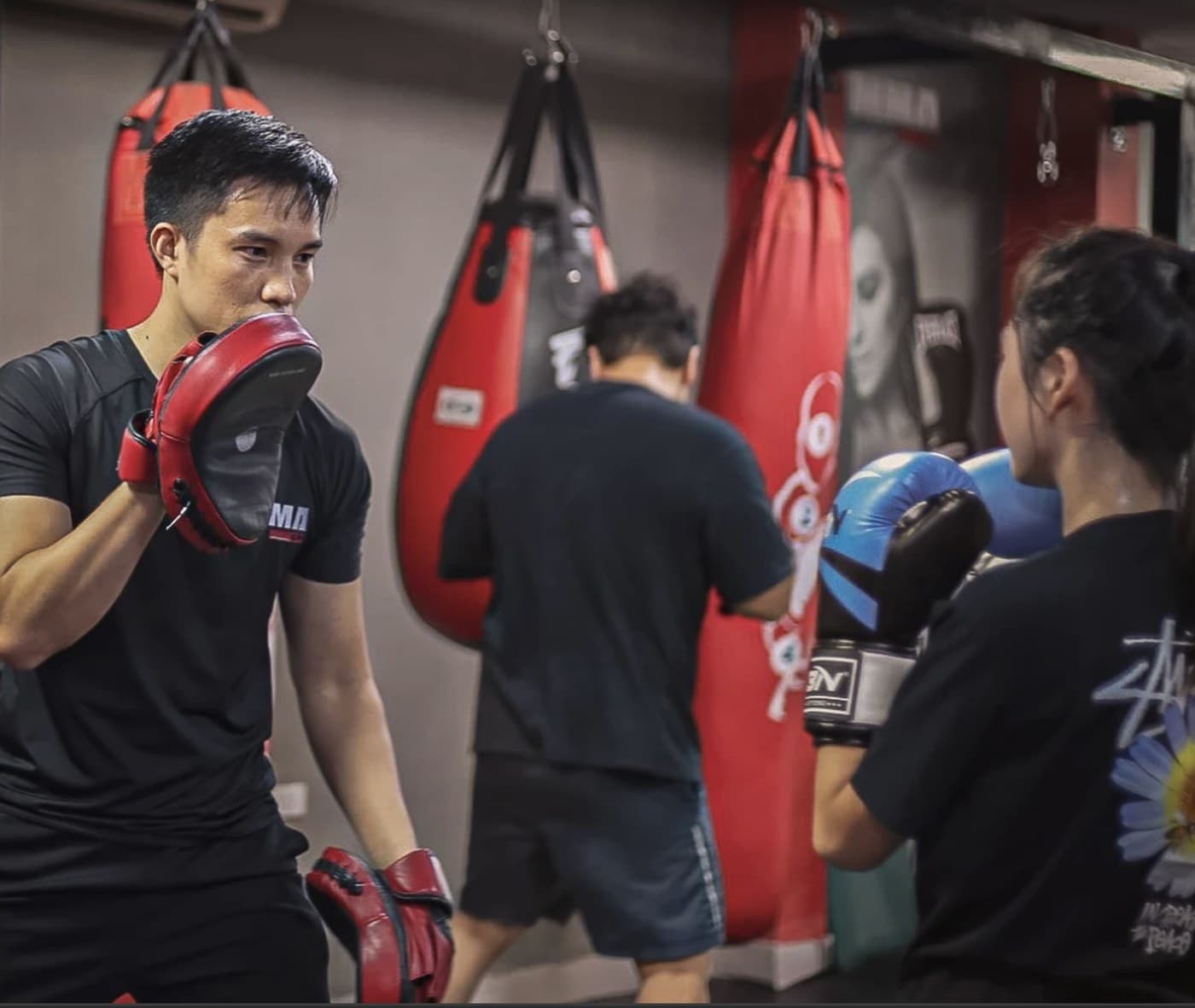 MMA Gym Đà Nẵng, training on the gym floor