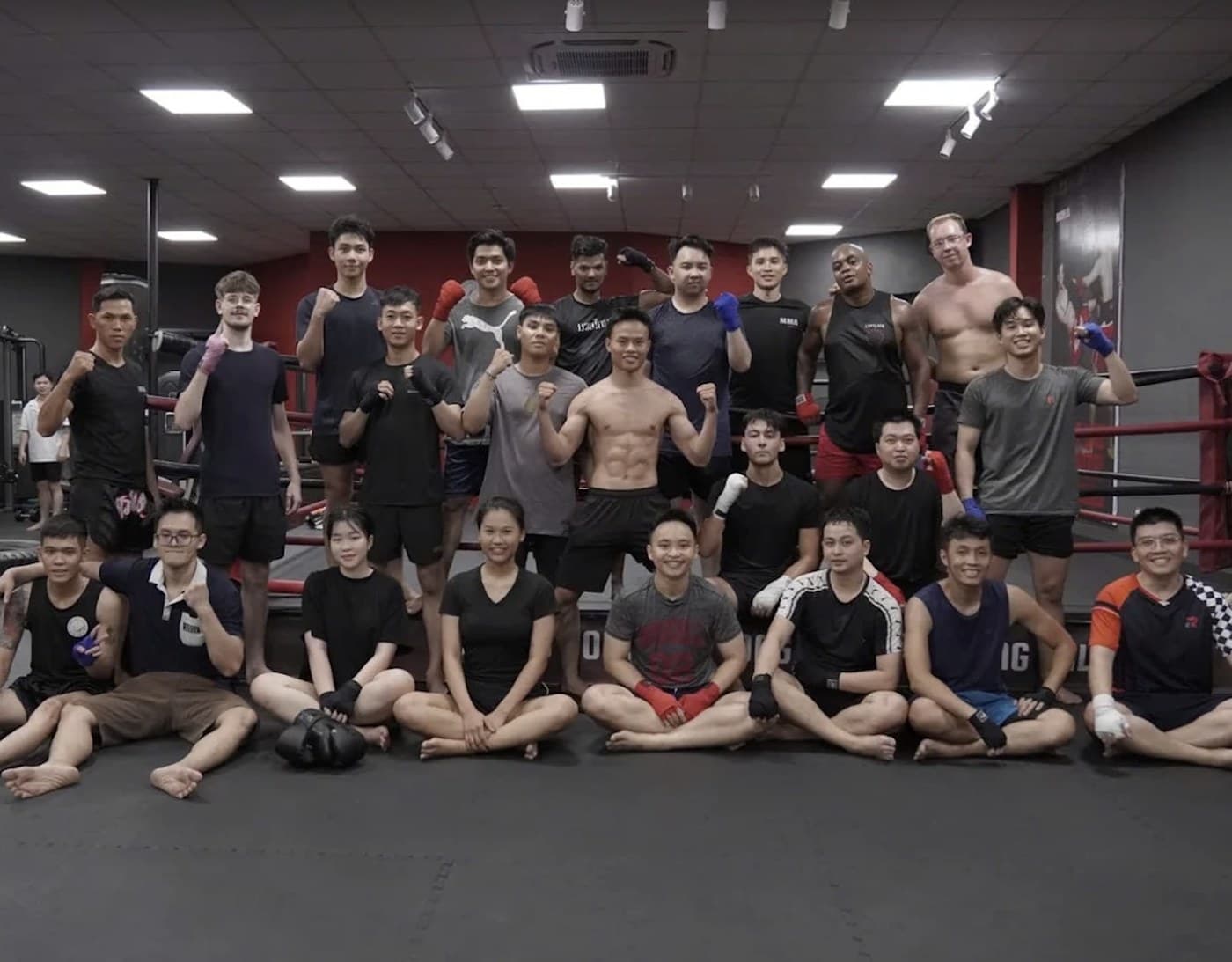 MMA Gym Đà Nẵng, the whole gym after a session
