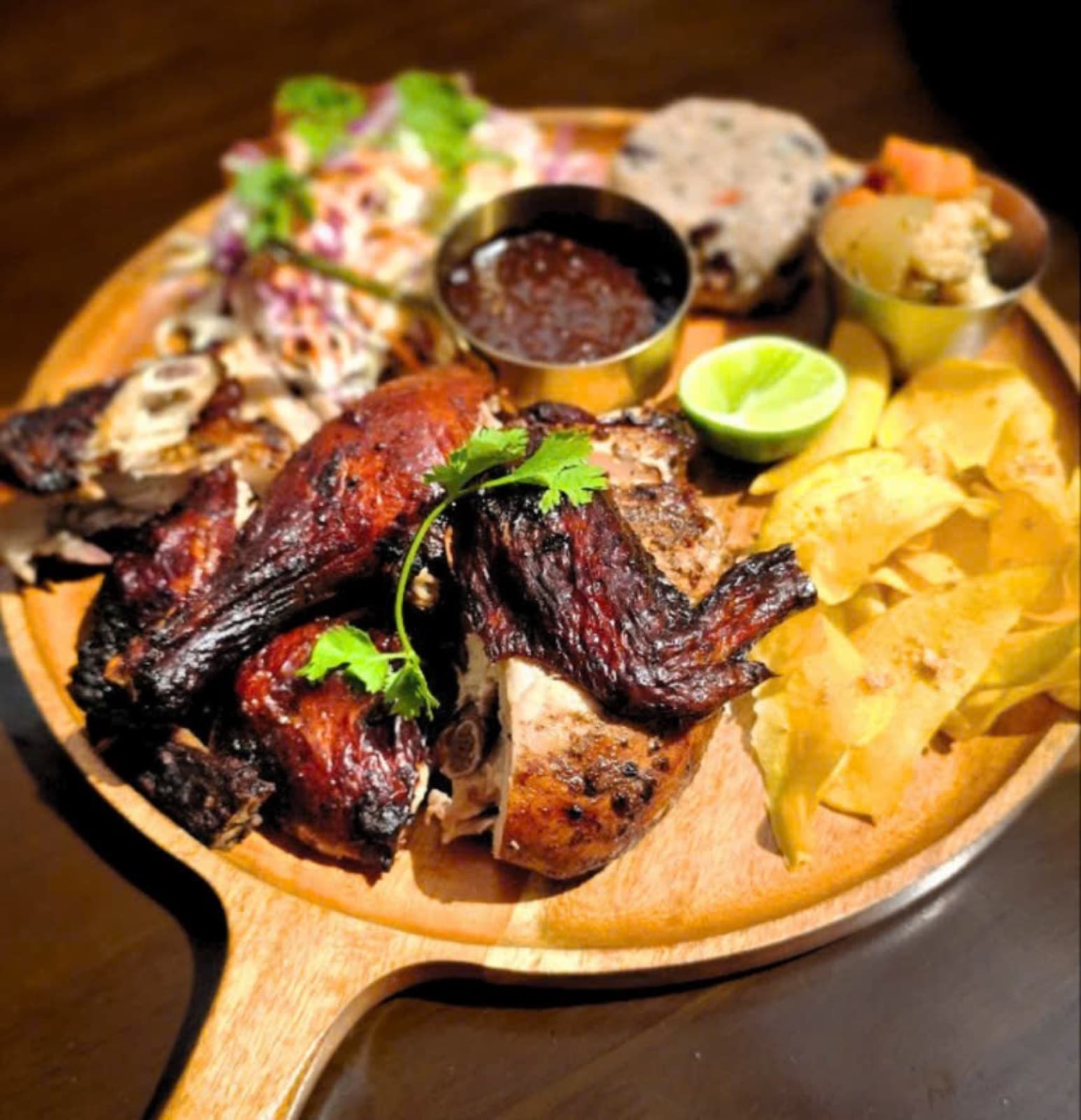 A taco served at Onda Lounge in Da Nang