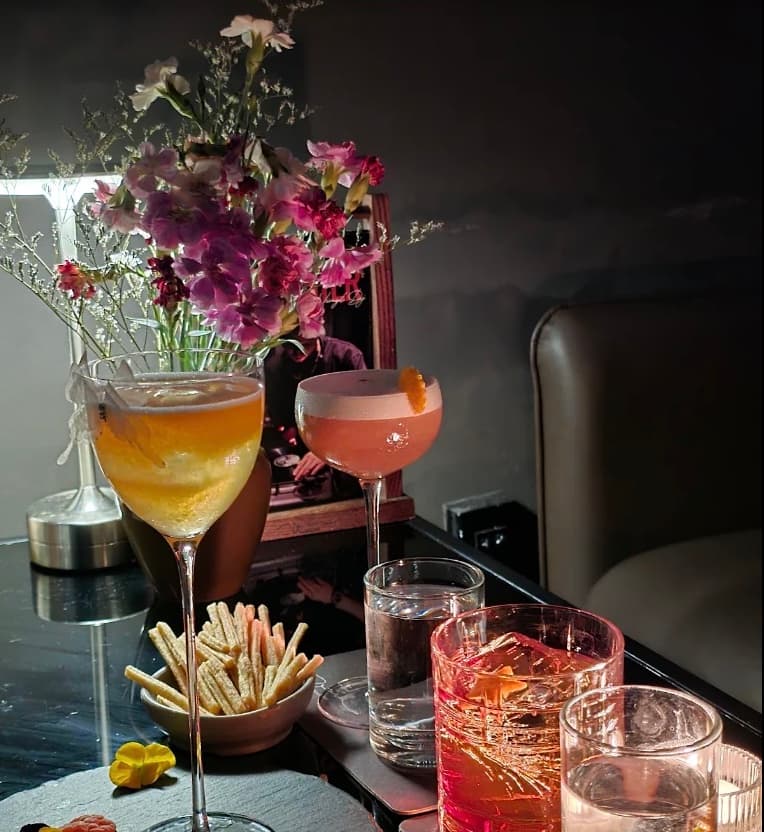 A cocktail at Vấn Cocktail Bar, a hidden bar in Son Tra, Da Nang