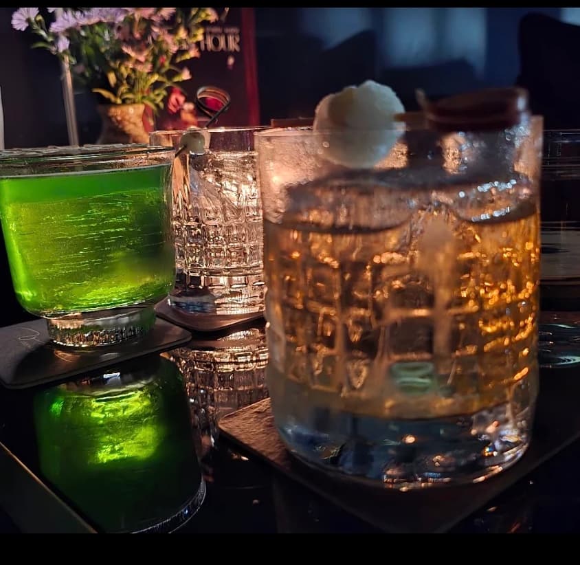 A cocktail at Vấn Cocktail Bar, a hidden bar in Son Tra, Da Nang